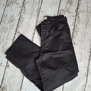 WE THE FREE Black Faux Leather Pants
